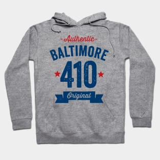 Authentic Baltimore 410 Area Code Hoodie